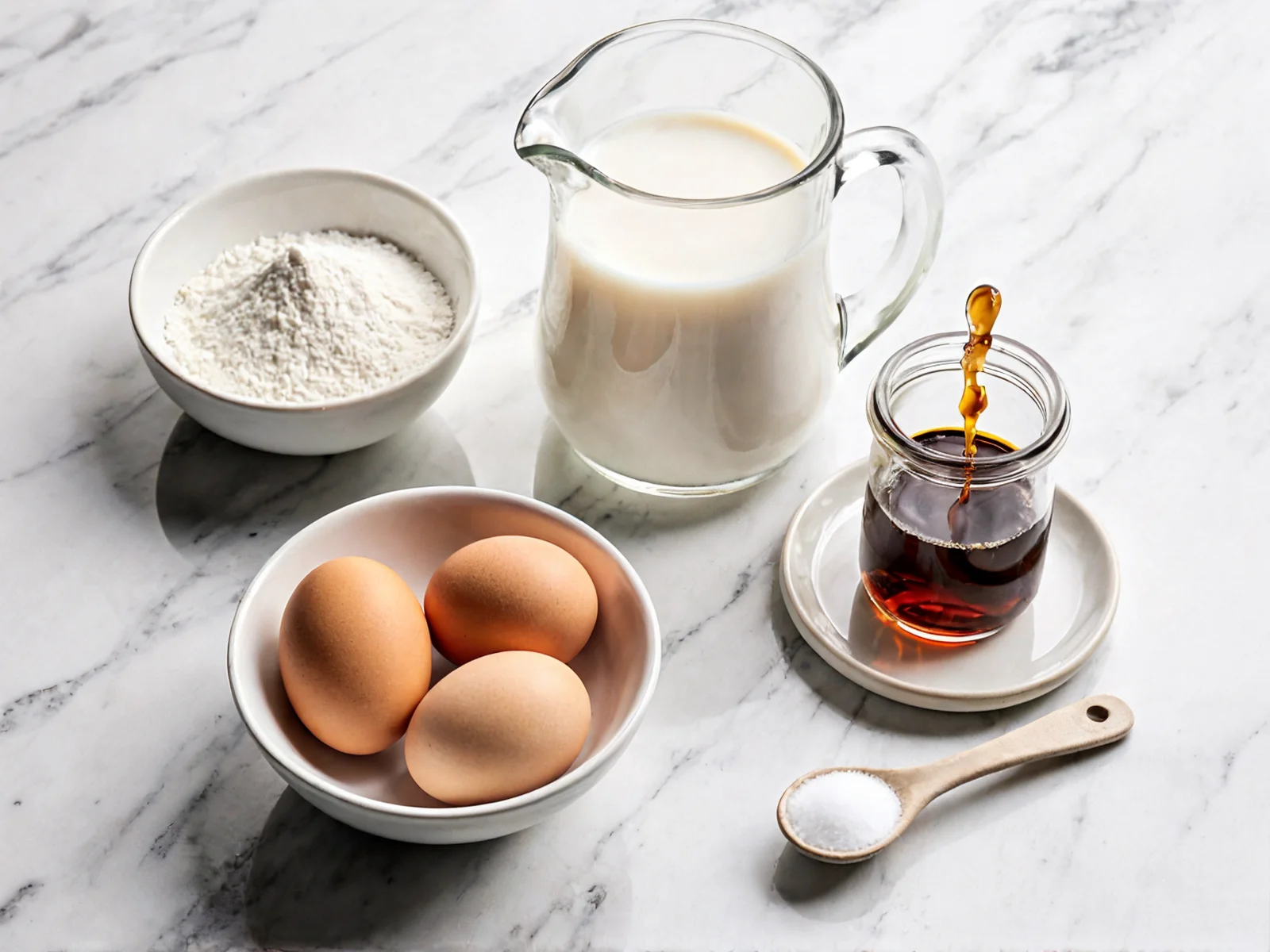 Składniki do Viralowe naleśniki biszkoptowe