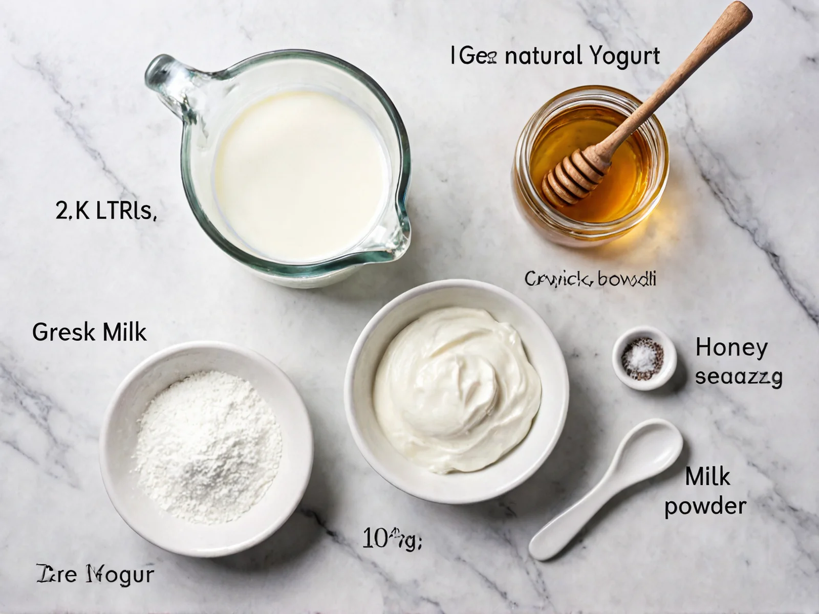 Składniki do Kraftowy jogurt grecki